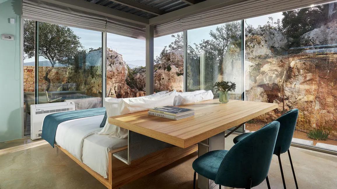 Private guest apartment in luxury villa rental Crete